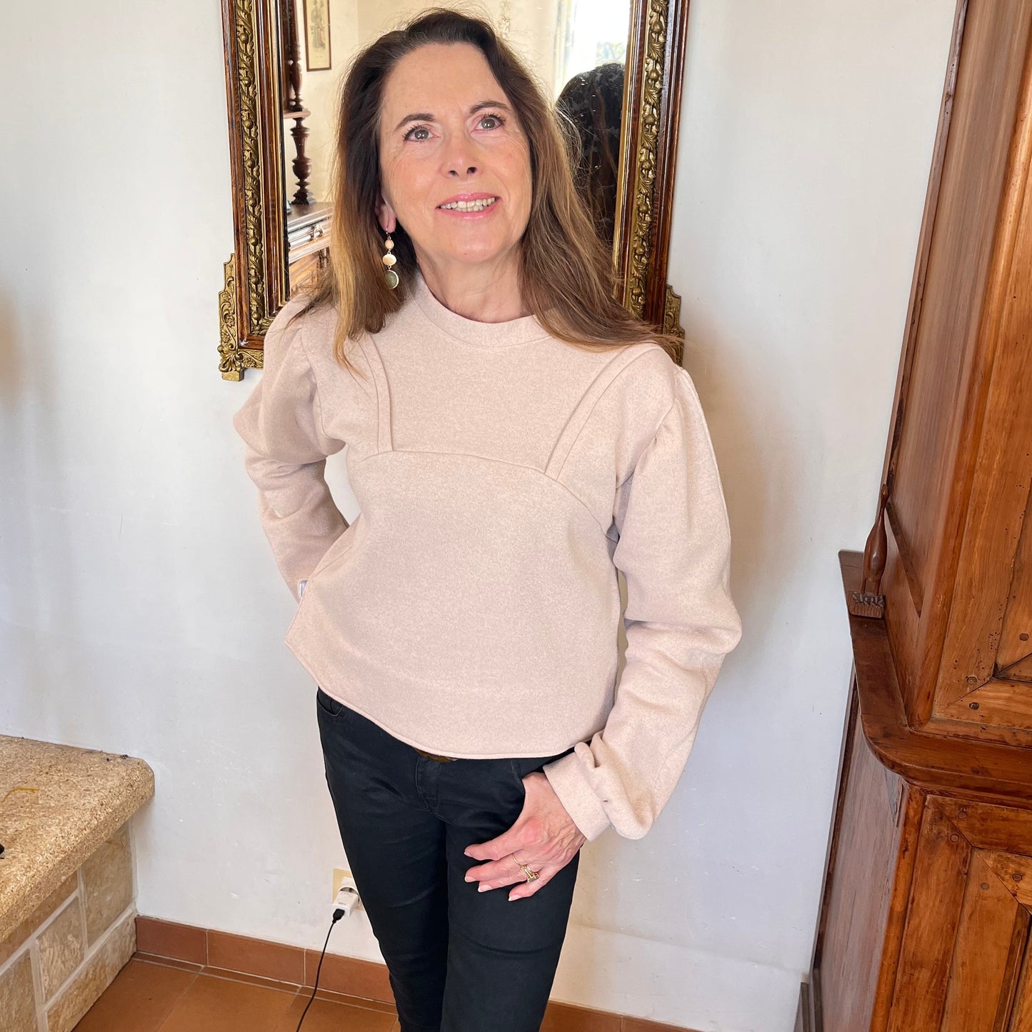 Sweat/pull molletoné pailleté TS - version 2