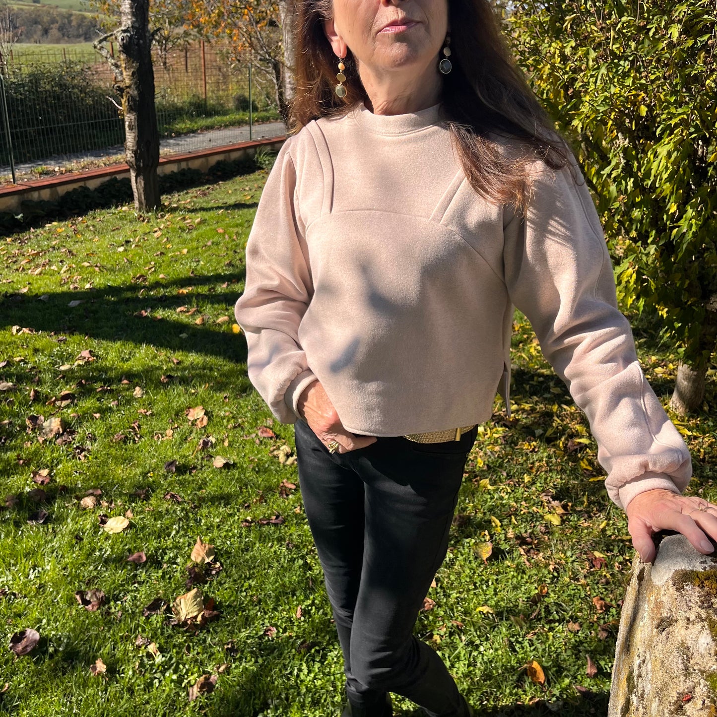 Sweat/pull molletoné pailleté TS - version 1