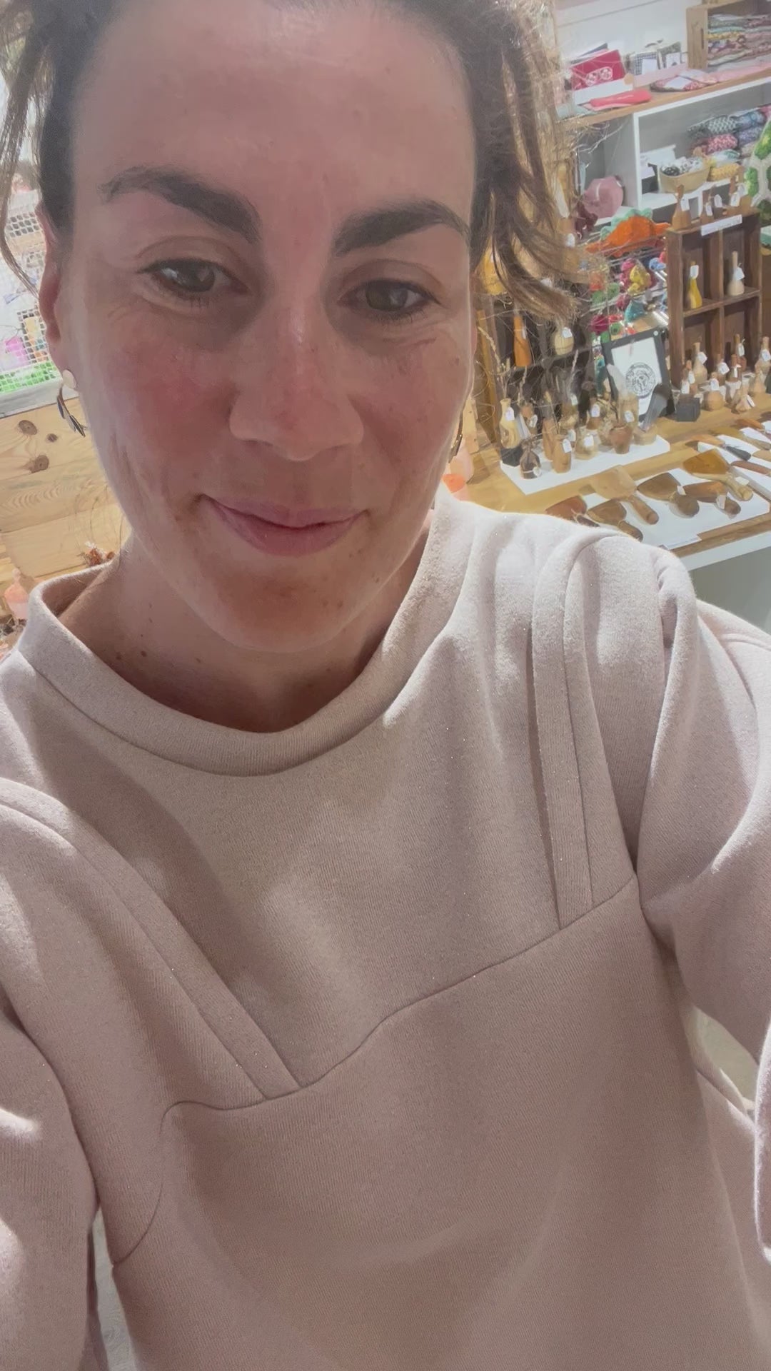 sweat pailleté taille L